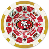 San Francisco 49ers 20 Piece Poker Chips