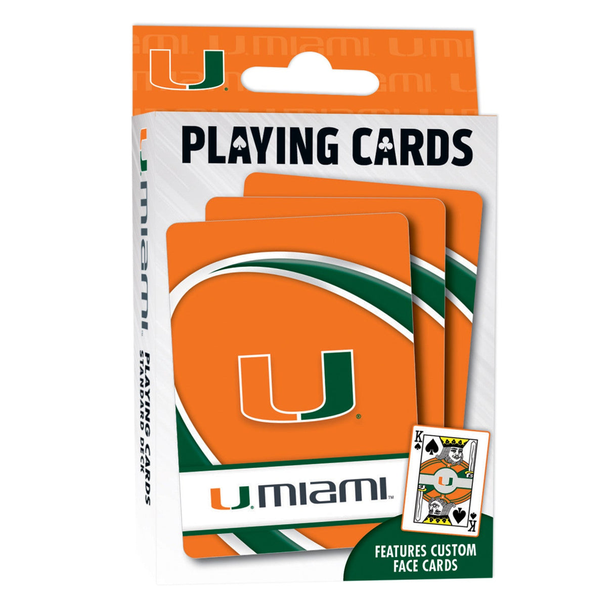 Miami Hurricanes Playing Cards - 54 Card Deck