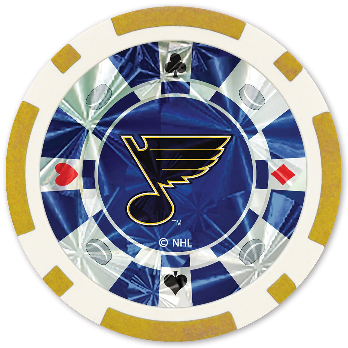 St. Louis Blues 20 Piece Poker Chips