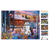 Happy Holidays - Winter Visitors 300 Piece EZ Grip Jigsaw Puzzle