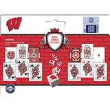 Wisconsin Badgers - 2-Pack Playing Cards & Dice Set