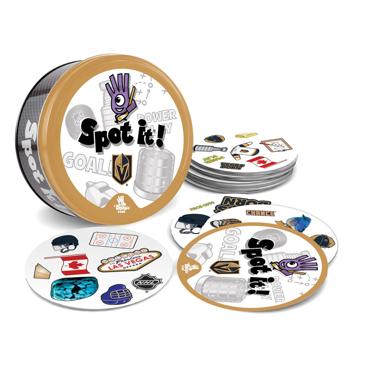 Las Vegas Golden Knights Spot It! Card Game