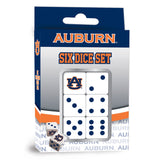 Auburn Tigers Dice Set