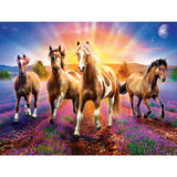 Glow in the Dark - Wild Stallions 300 Piece EZ Grip Jigsaw Puzzle