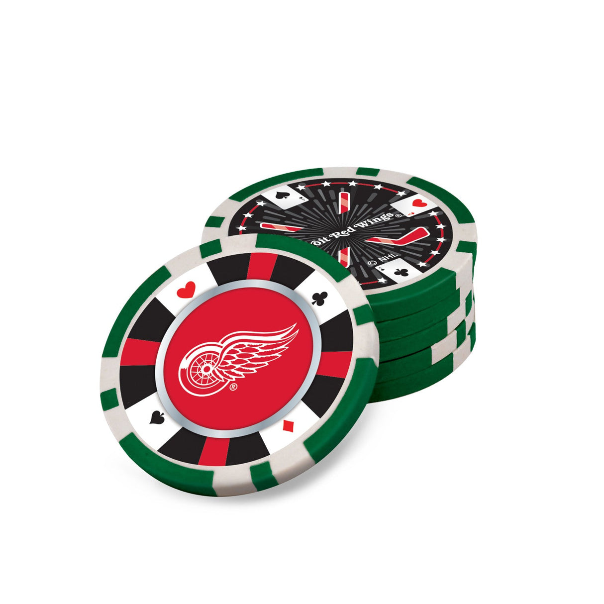 Detroit Red Wings 300 Piece Poker Set