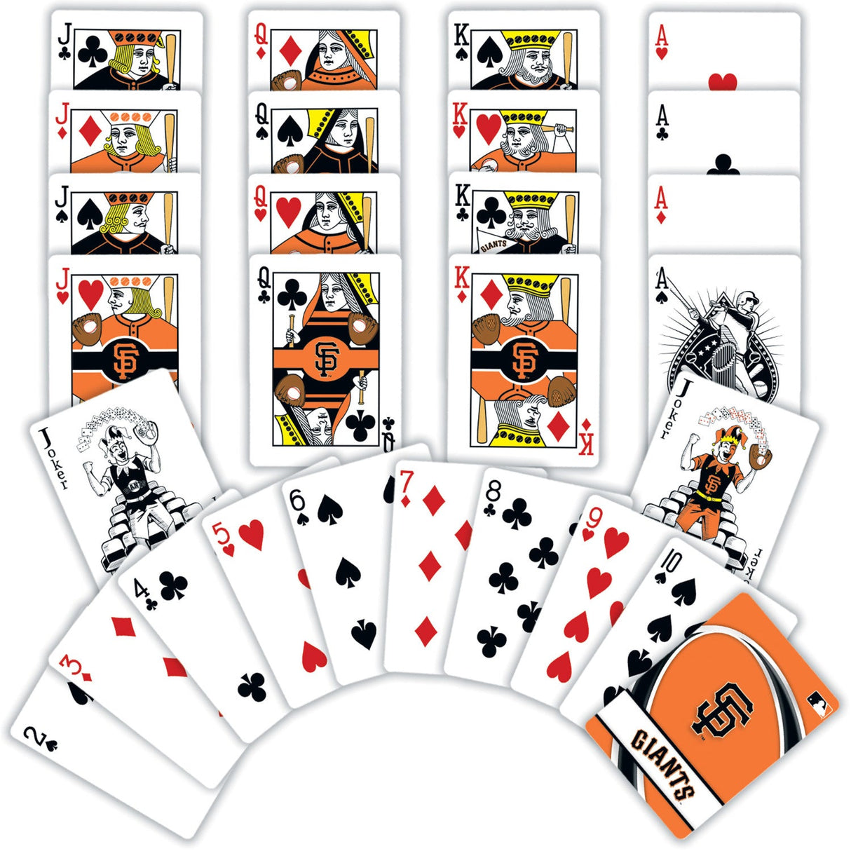 San Francisco Giants Playing Cards - 54 Card Deck