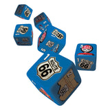 Route 66 - 6 Piece D6 Gaming Dice Set