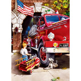 Hometown Heroes - Firehouse Dreams 1000 Piece Jigsaw Puzzle