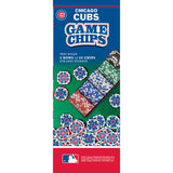 Chicago Cubs 100 Piece Poker Chips