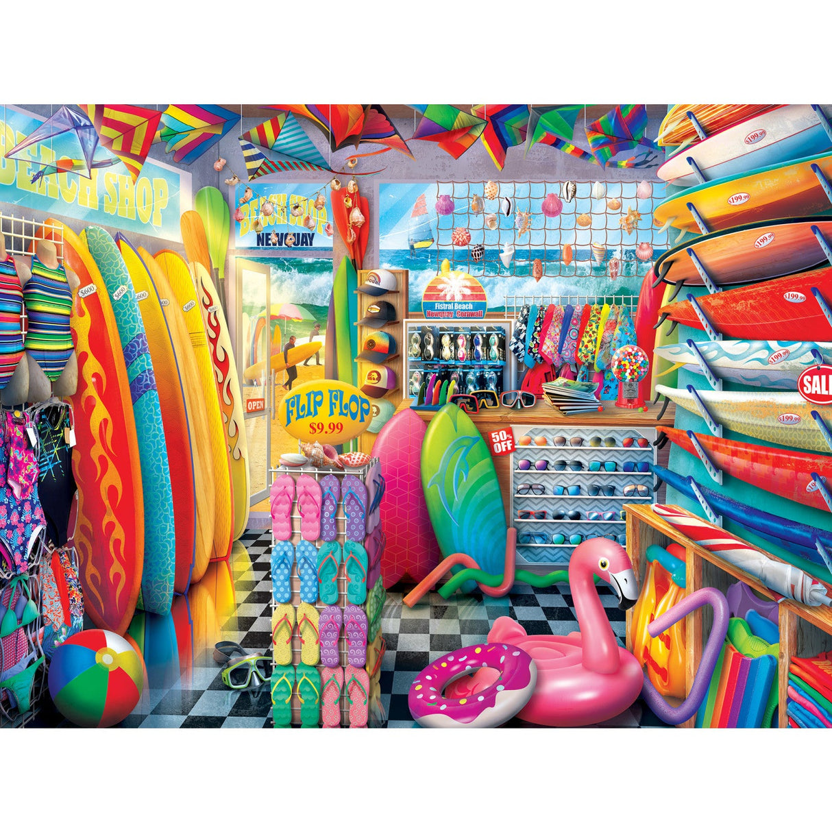 Shopkeepers - Beach Side Gear 750 Piece Jigsaw Puzzle