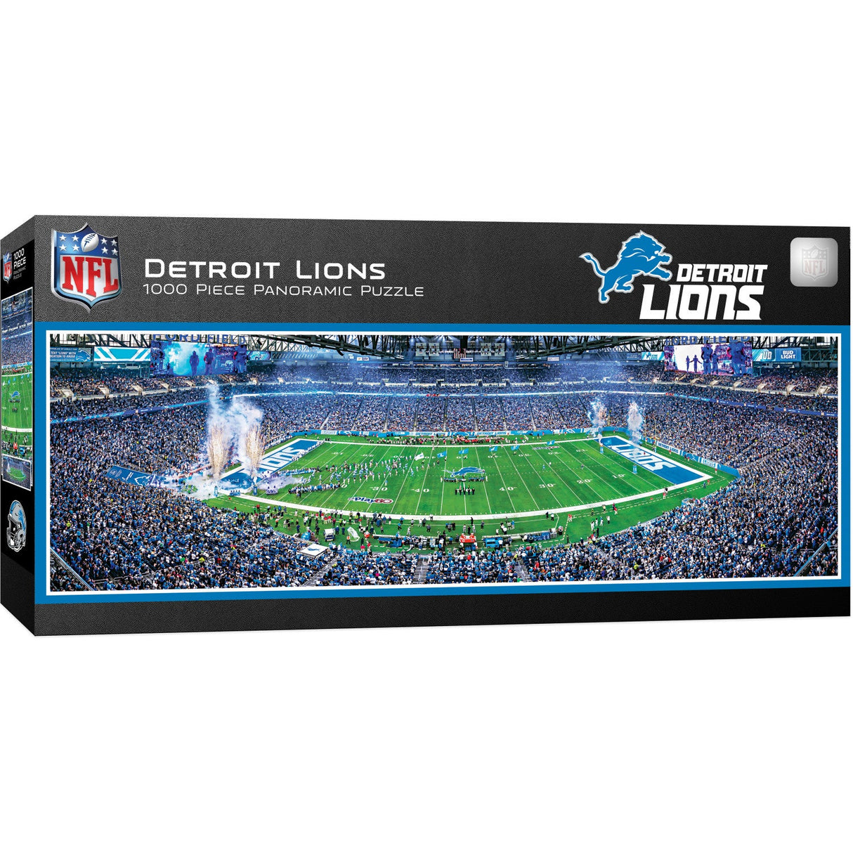 Detroit Lions - 1000 Piece Panoramic Jigsaw Puzzle