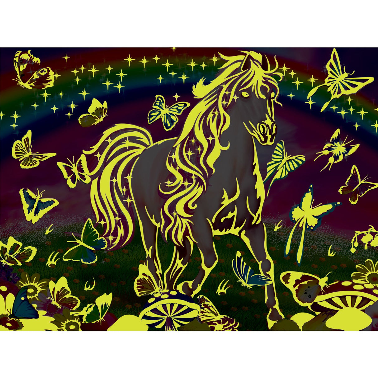 Glow in the Dark - Rainbow World 300 Piece EZ Grip Jigsaw Puzzle