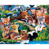 World of Animals 100 Piece Jigsaw Puzzles 4-Pack V1