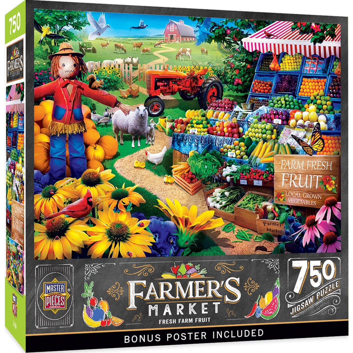 Farmer's Market - Fresh Farm Fruit 750 Piece Jigsaw Puzzle