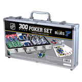 St. Louis Blues 300 Piece Poker Set