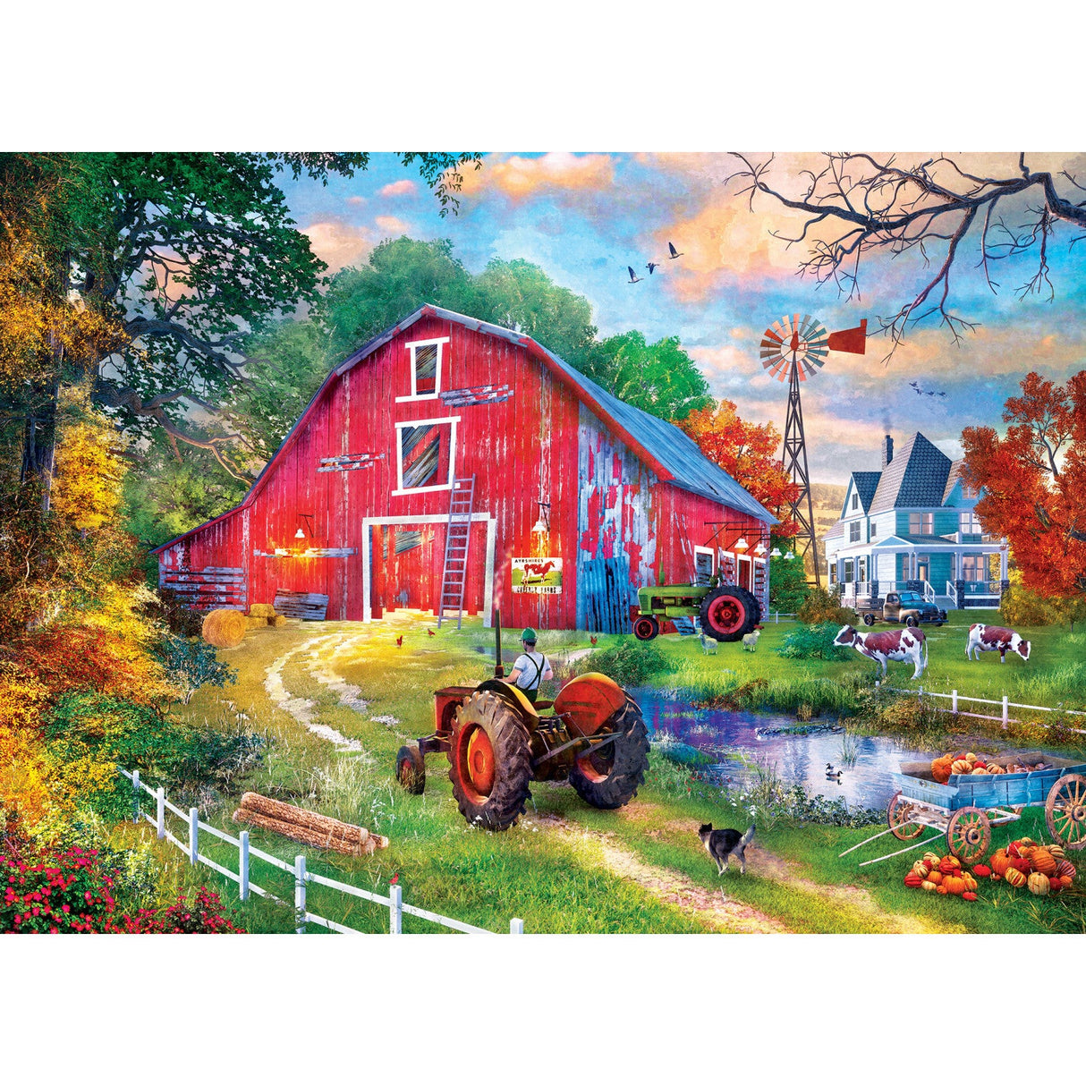 Farm & Country - Homestead Farm 1000 Piece Jigsaw Puzzle