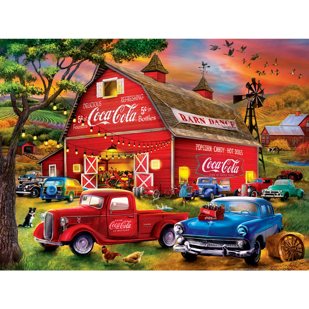 Coca-Cola - Barn Dance 300 Piece EZ Grip Jigsaw Puzzle