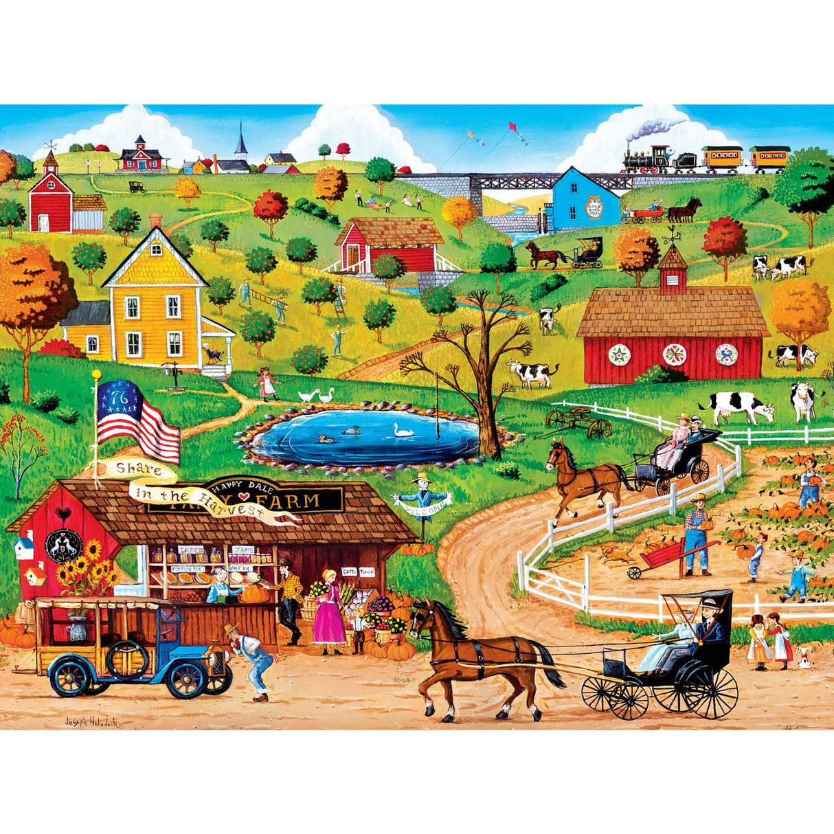 Town & Country - Share in the Harvest 300 Piece EZ Grip Jigsaw Puzzle