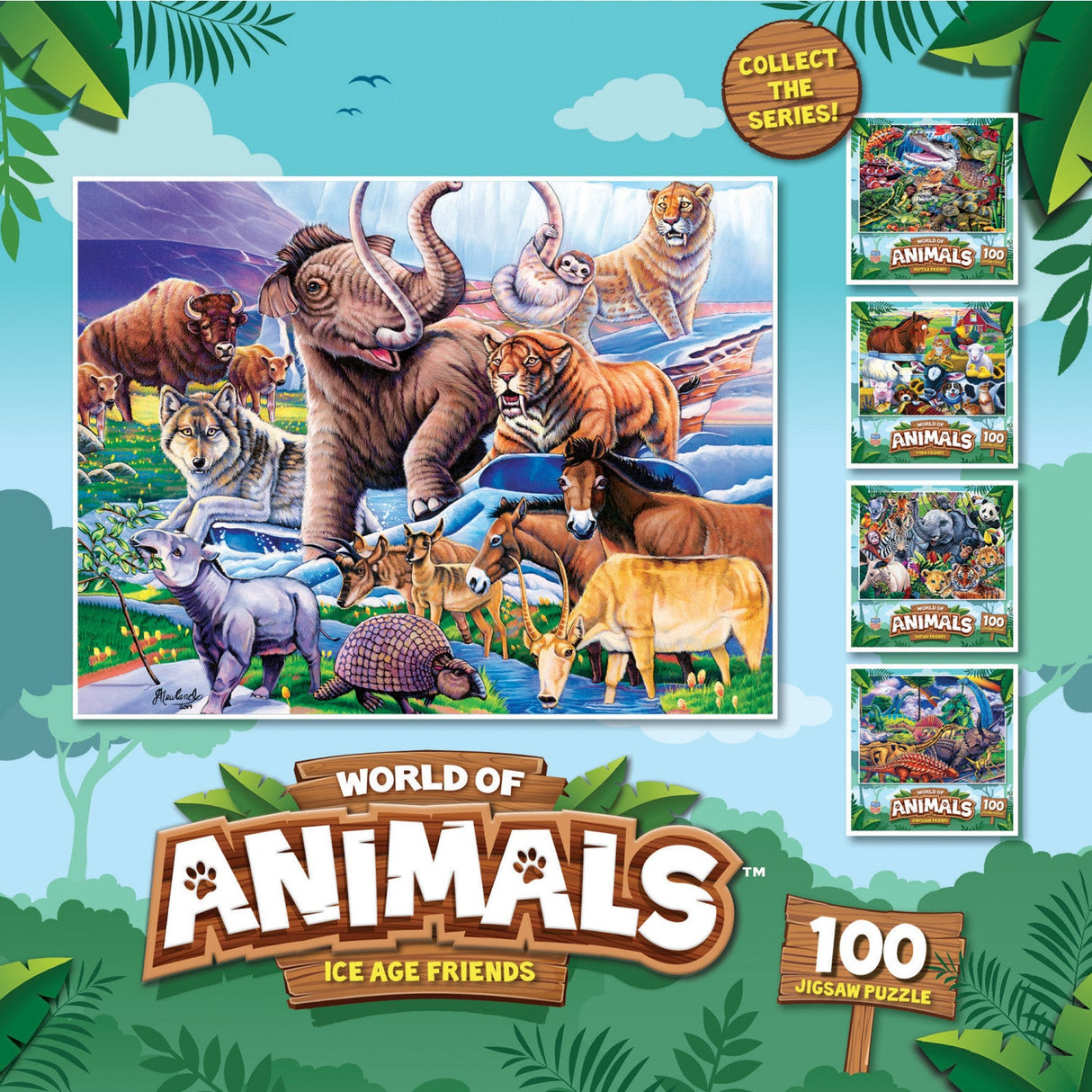 World of Animals - Ice Age Friends 100 Piece Jigsaw Puzzle