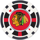 Chicago Blackhawks 100 Piece Poker Chips