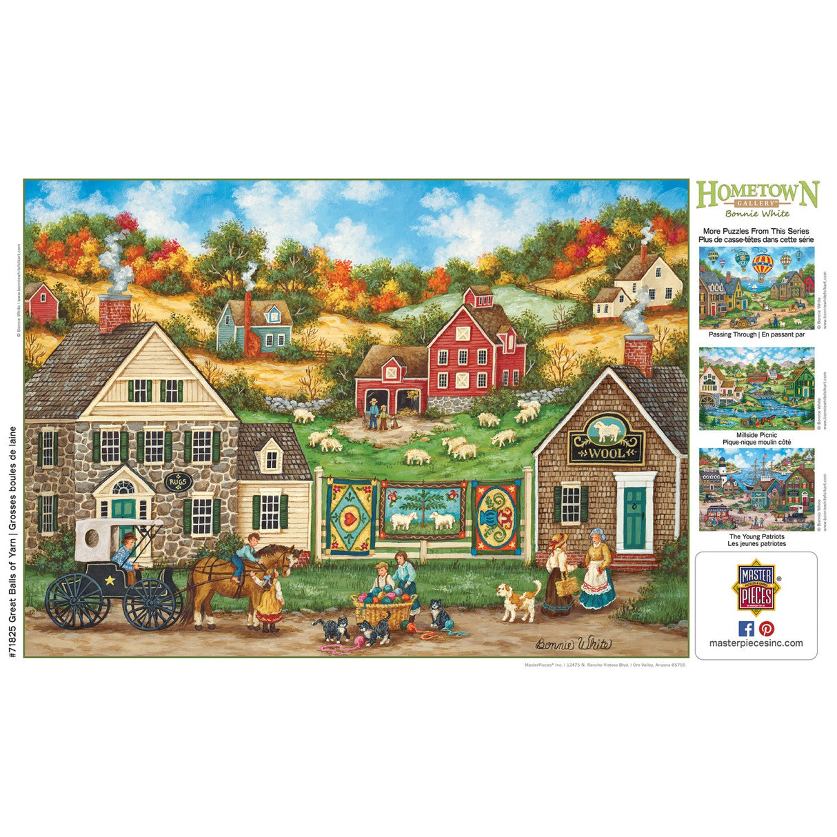 Hometown Gallery - Great Balls of Yarn 1000 Piece Jigsaw Puzzle