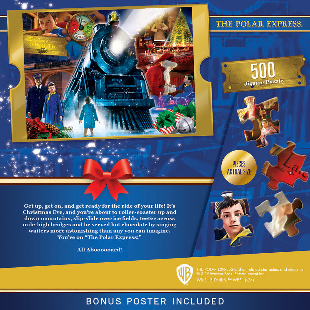 The Polar Express - Ride 500 Piece Glitter Jigsaw Puzzle