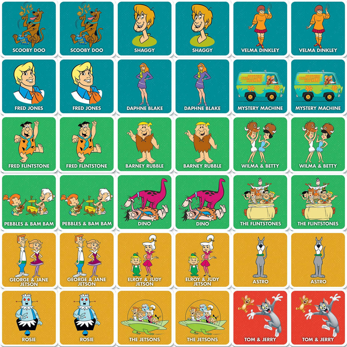 Hanna-Barbera Matching Game