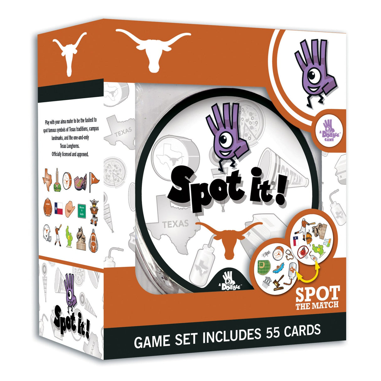 Texas Longhorns Spot It! Card Game