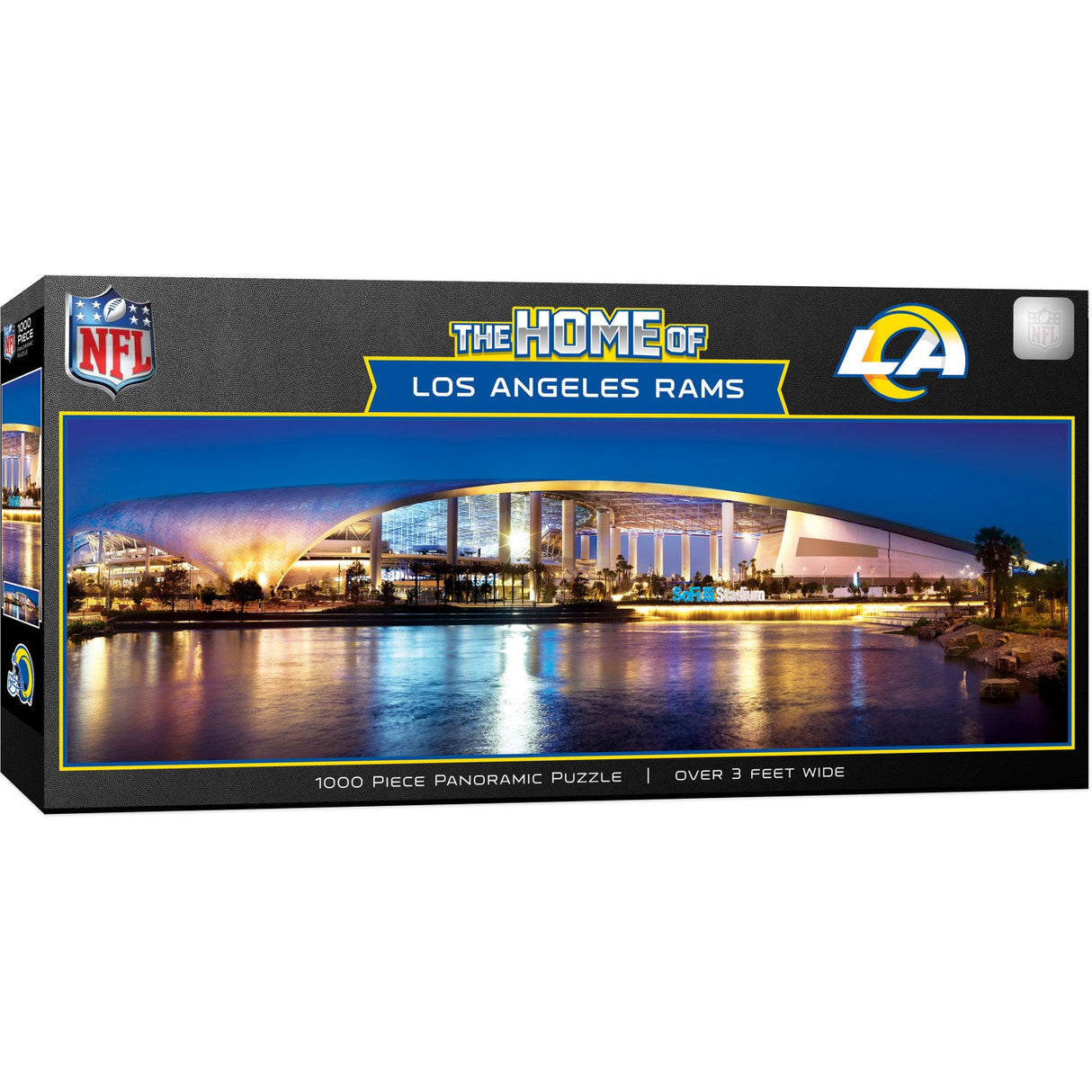 Los Angeles Rams - Stadium View 1000 Piece Panoramic Jigsaw Puzzle