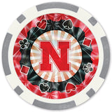 Nebraska Cornhuskers 20 Piece Poker Chips