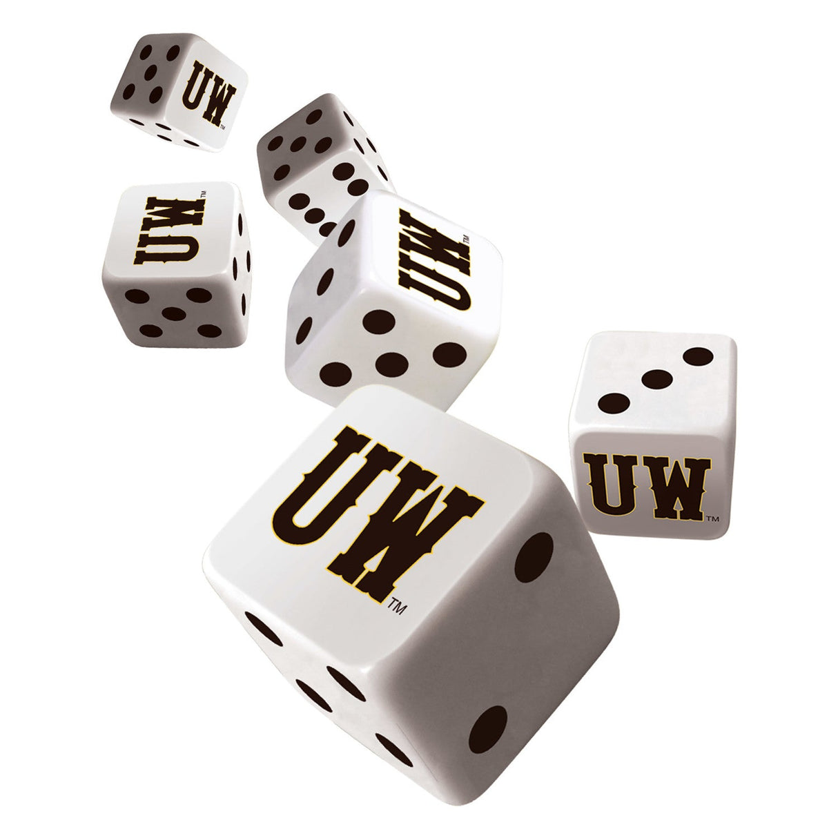 Wyoming Cowboys Dice Set