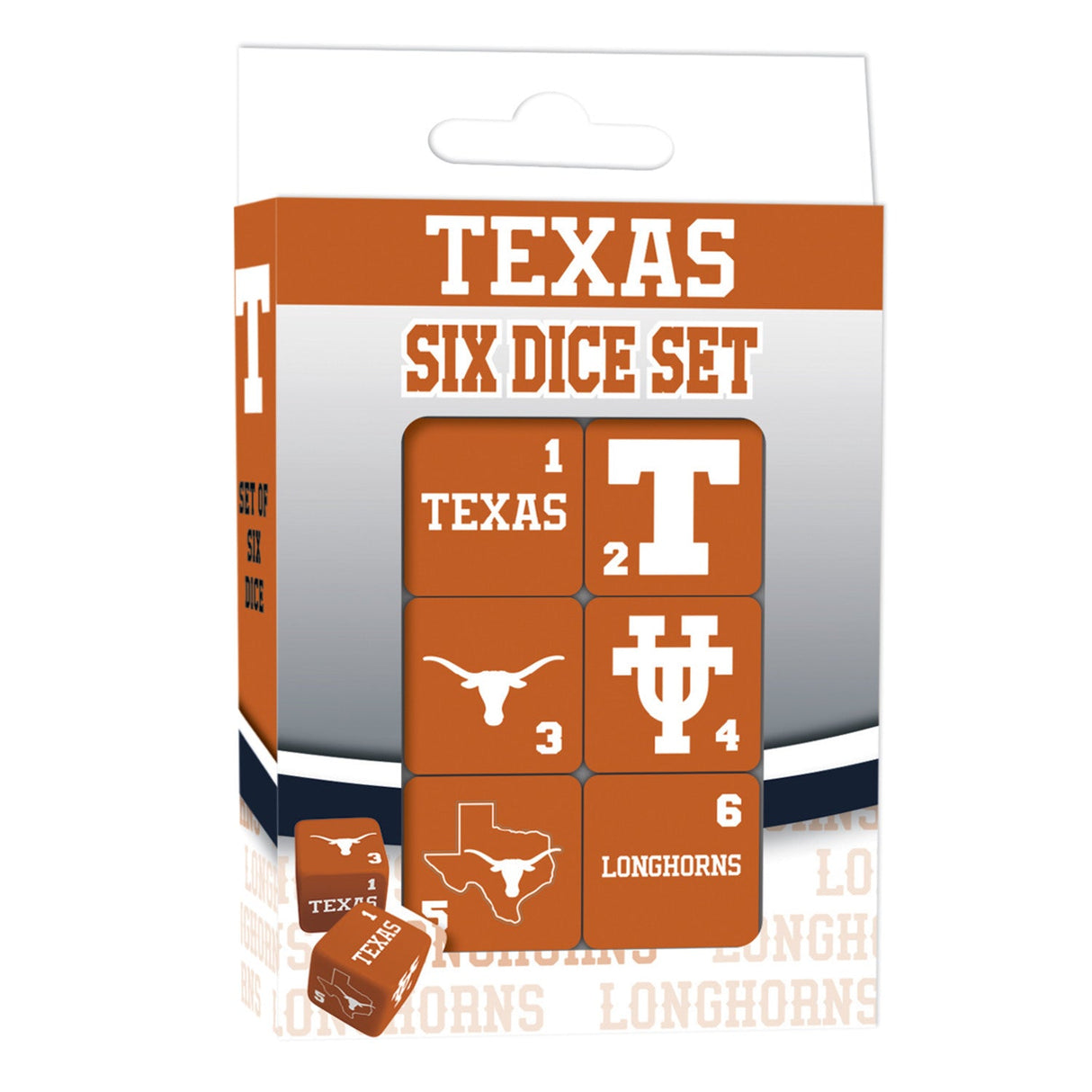 Texas Longhorns Dice Set