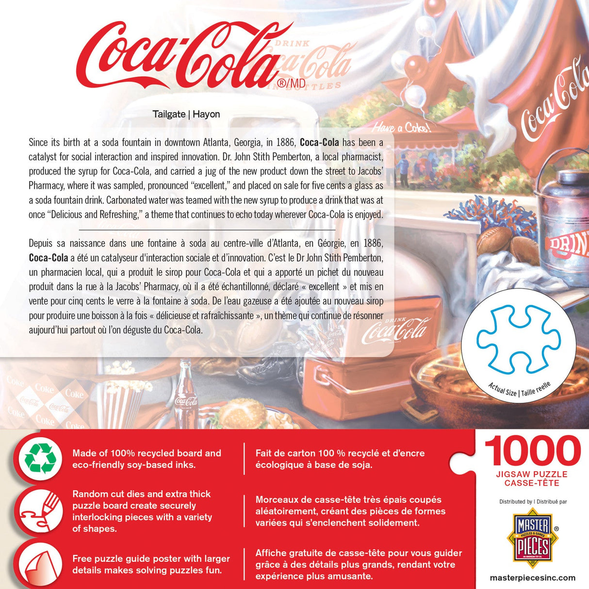 Coca-Cola - Tailgate 1000 Piece Jigsaw Puzzle