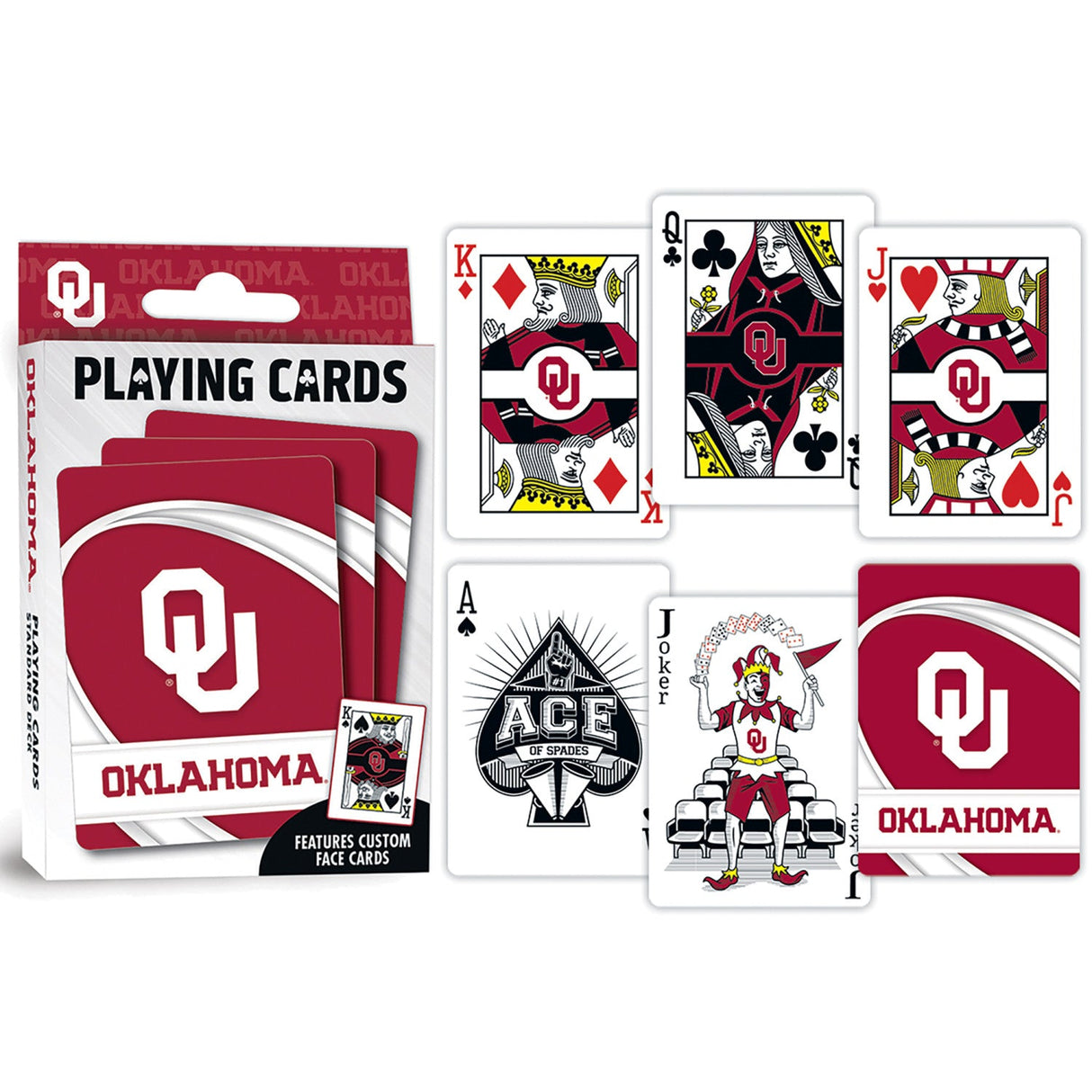 Oklahoma Sooners Playing Cards - 54 Card Deck