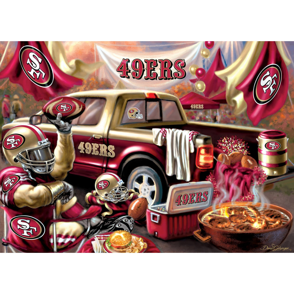 San Francisco 49ers - Gameday 1000 Piece Jigsaw Puzzle