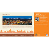 Salt Lake City, Utah 1000 Piece Panoramic Jigsaw Puzzle