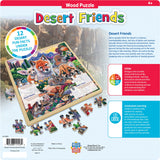 Wood Fun Facts - Desert Friends 48 Piece Wood Jigsaw Puzzle