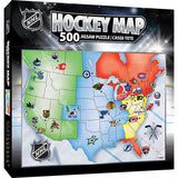 NHL - League Map 500 Piece Jigsaw Puzzle