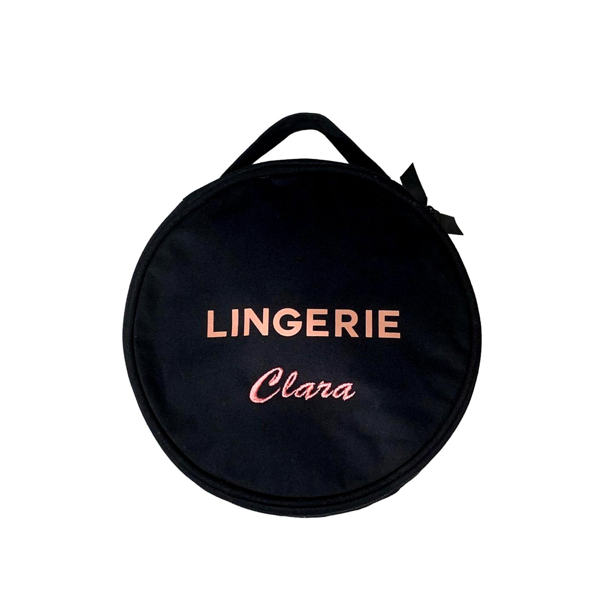 Round Lingerie Case, Black