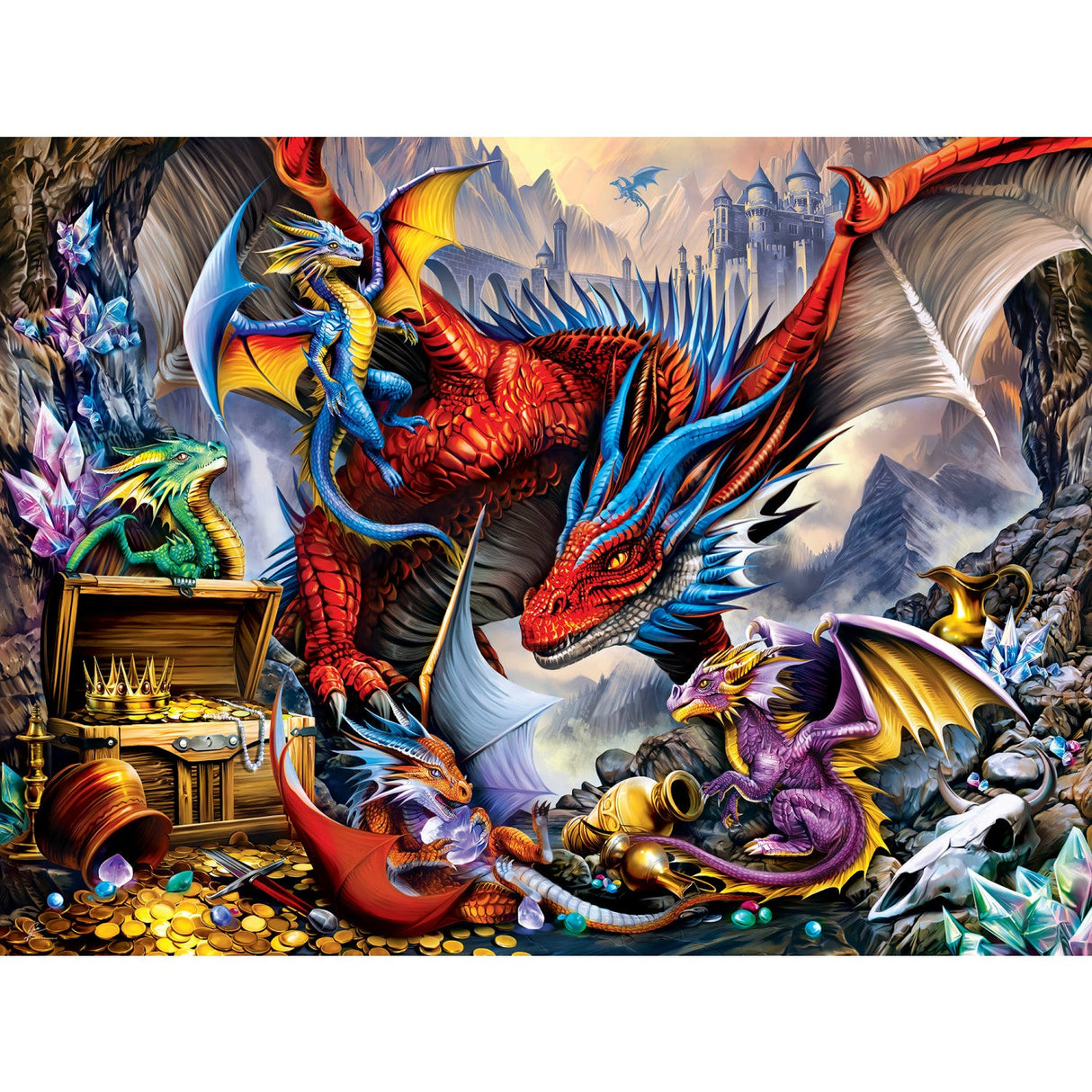 Medley - Dragon's Horde 300 Piece EZ Grip Jigsaw Puzzle