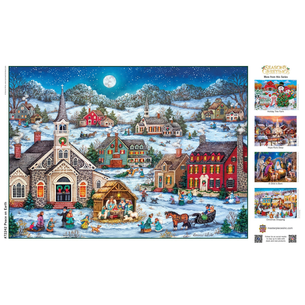 Season's Greetings - Peace on Earth 1000 Piece Jigsaw Puzzle