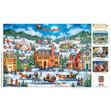 Season's Greetings - Christmas Eve Fly By 1000 Piece Jigsaw Puzzle