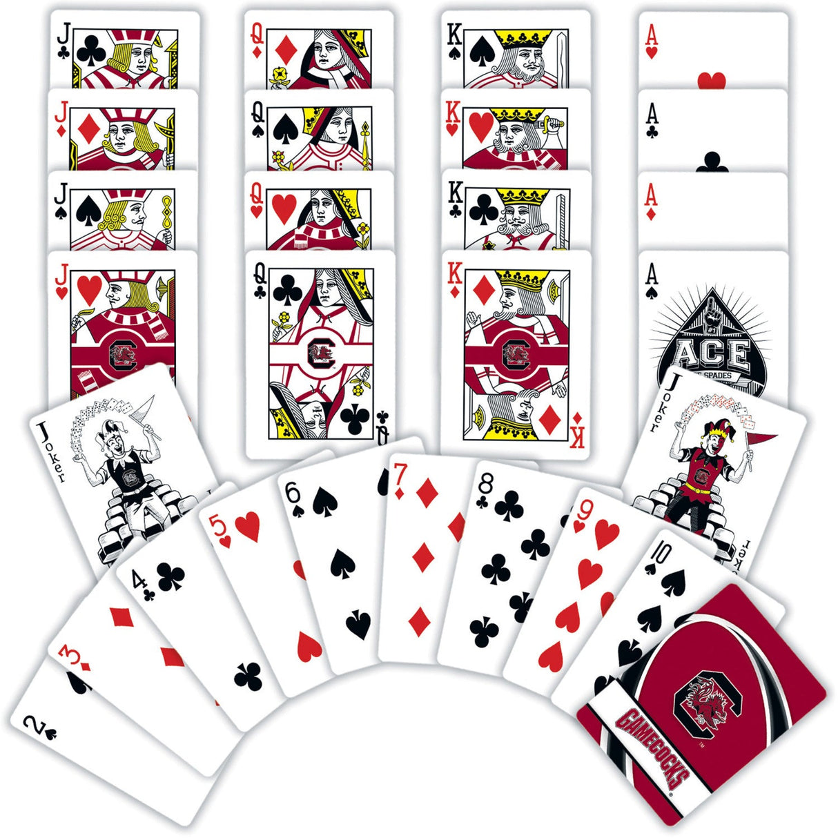 South Carolina Gamecocks Playing Cards - 54 Card Deck