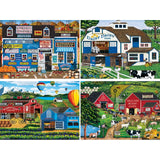 A.M. Poulin Gallery - 500 Piece Jigsaw Puzzles 4 Pack