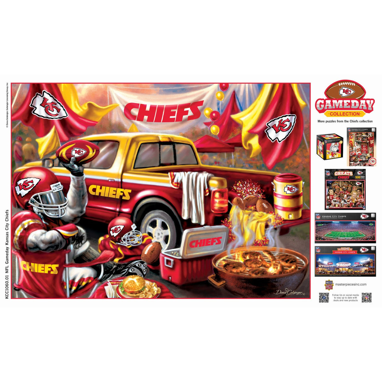 Kansas City Chiefs - Gameday 1000 Piece Jigsaw Puzzle