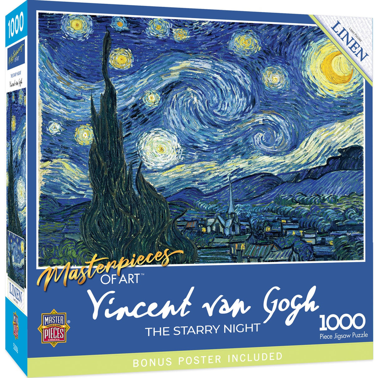 MasterPieces of Art - The Starry Night 1000 Piece Jigsaw Puzzle