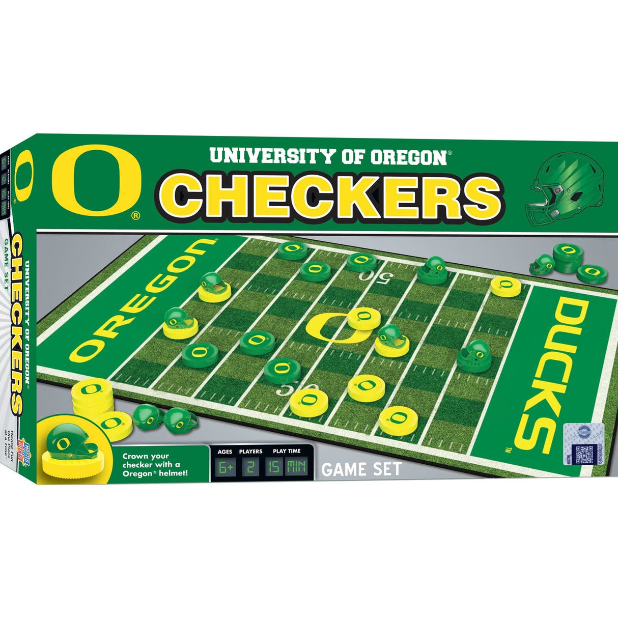 Oregon Ducks Checkers Board Game