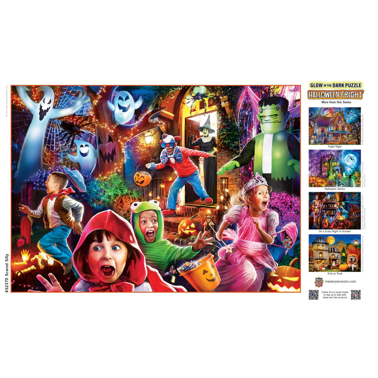 Glow in the Dark - Scared Silly 500 Piece Jigsaw Puzzle