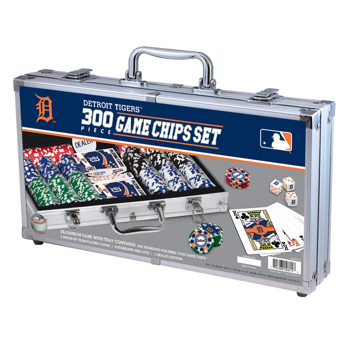 Detroit Tigers 300 Piece Poker Set