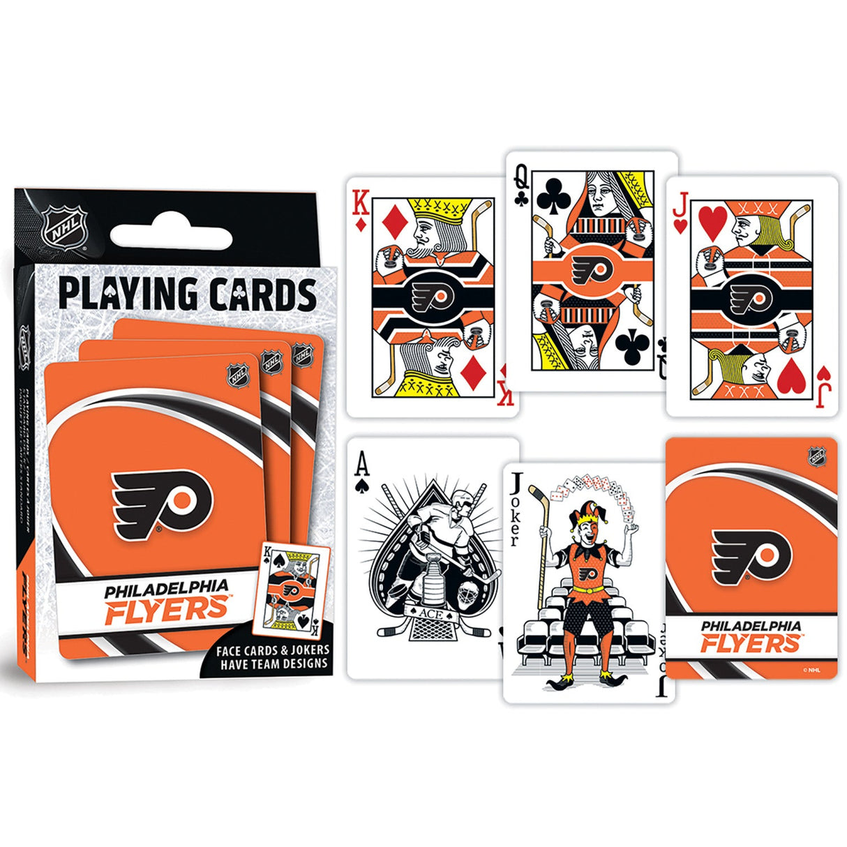 Philadelphia Flyers Playing Cards - 54 Card Deck